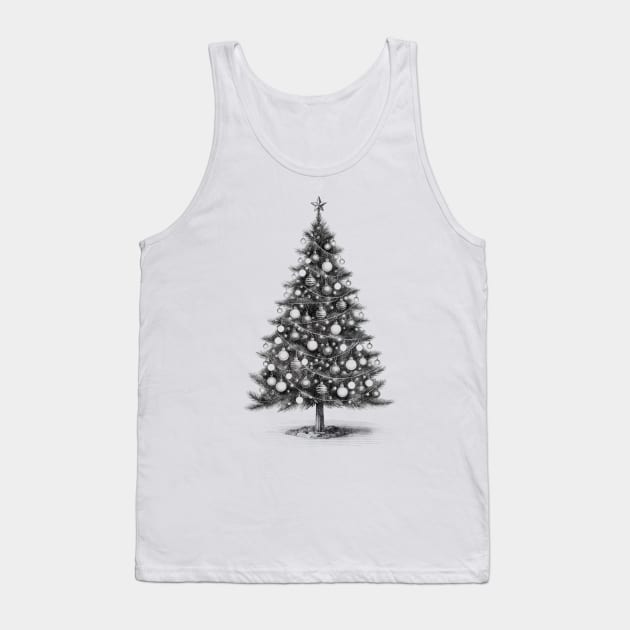 Christmas tree in pencil Tank Top by ArtinDrop